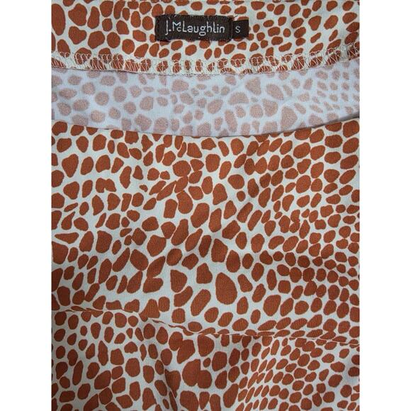 J.McLaughlin Orange & White Nylon Top Dress Women Size Small A001794 - Picture 8 of 11